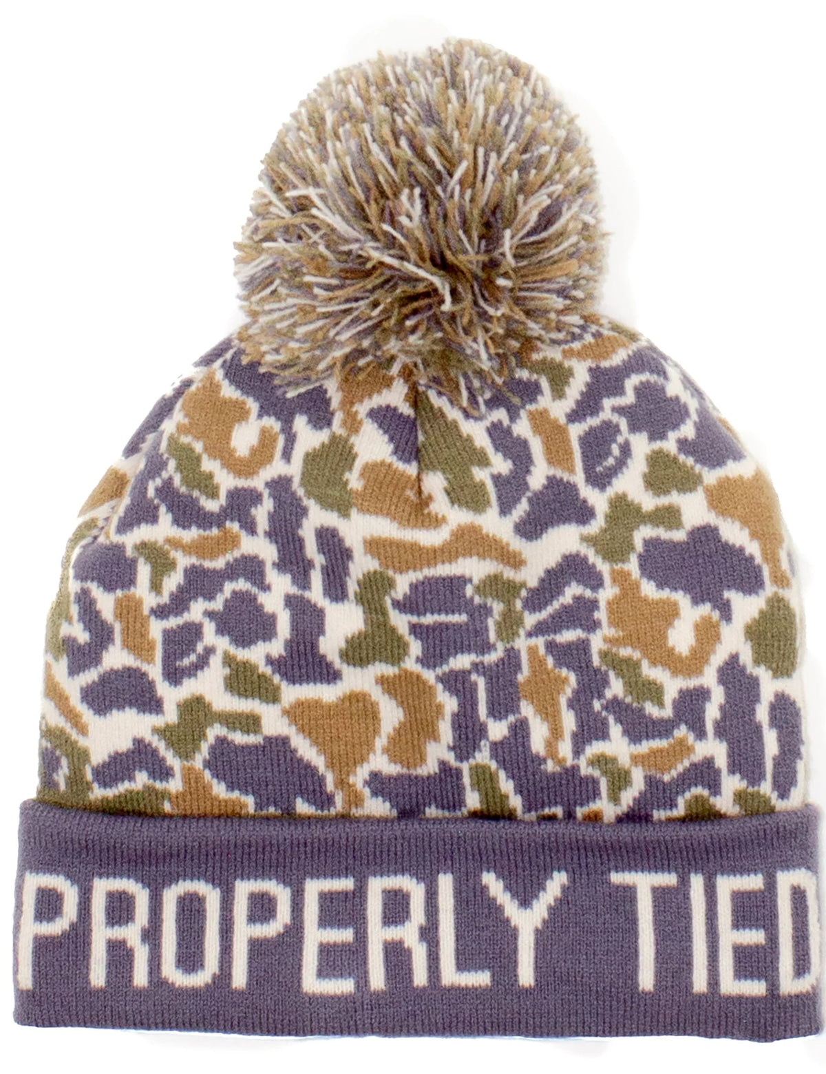 Properly Tied Breck Beanie- Field Camo