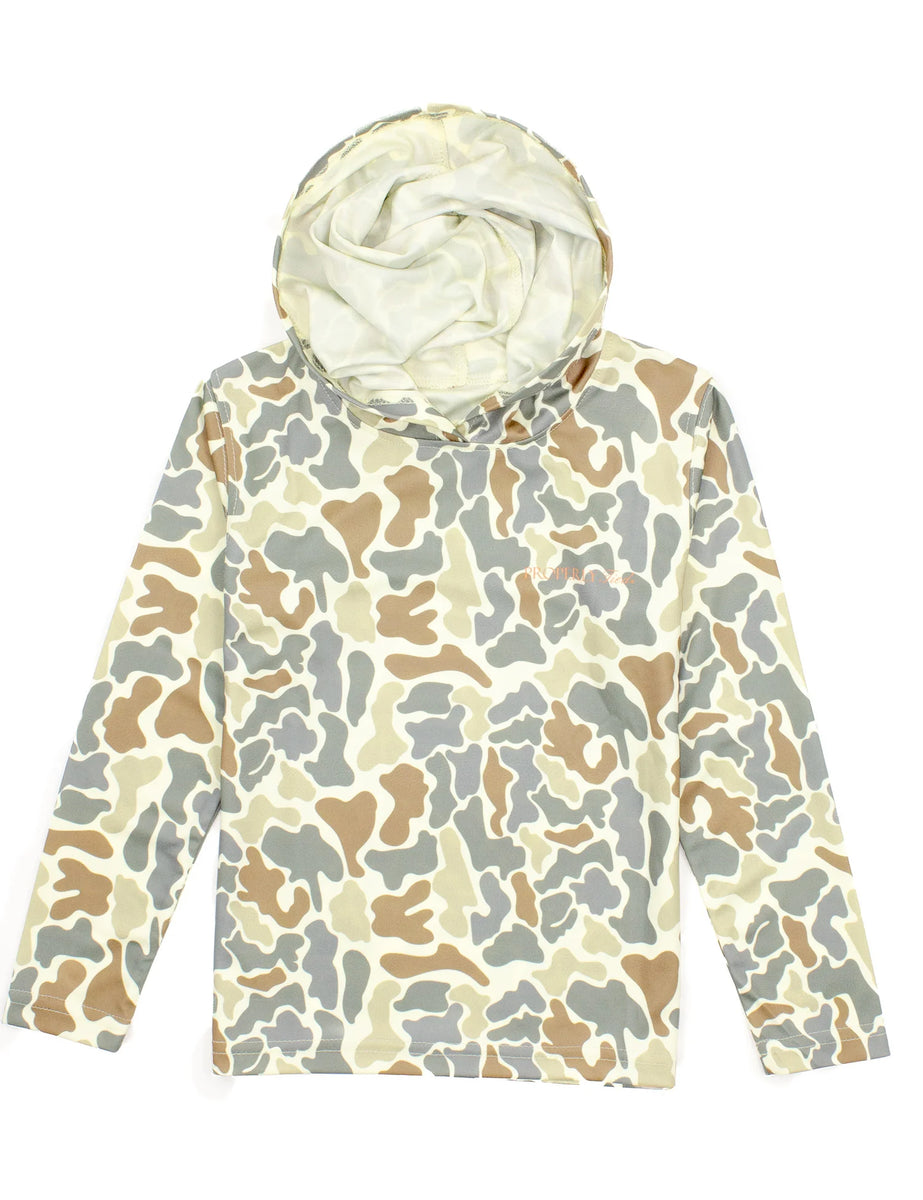 properly tied mardi gras camo hoodie