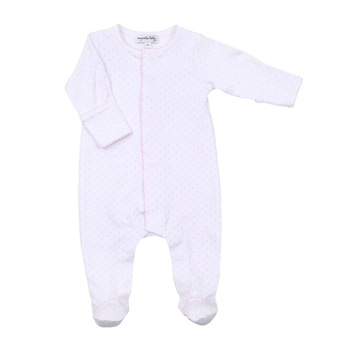 MB Mini Dots Footie-Pink