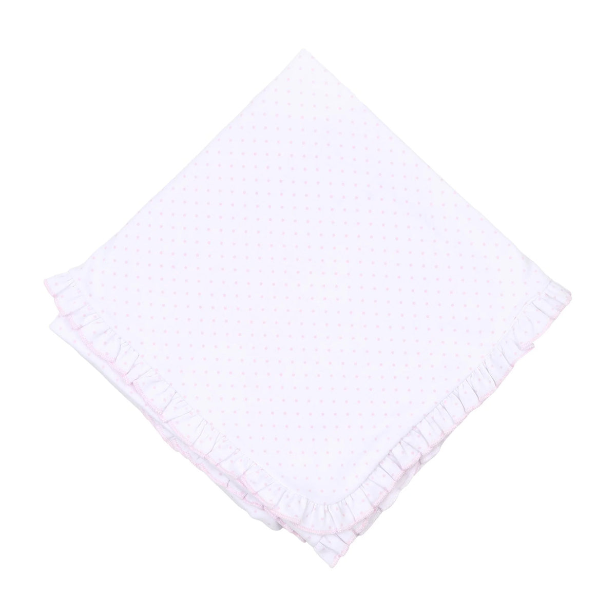MB Mini Dots Receiving Blanket-Pink