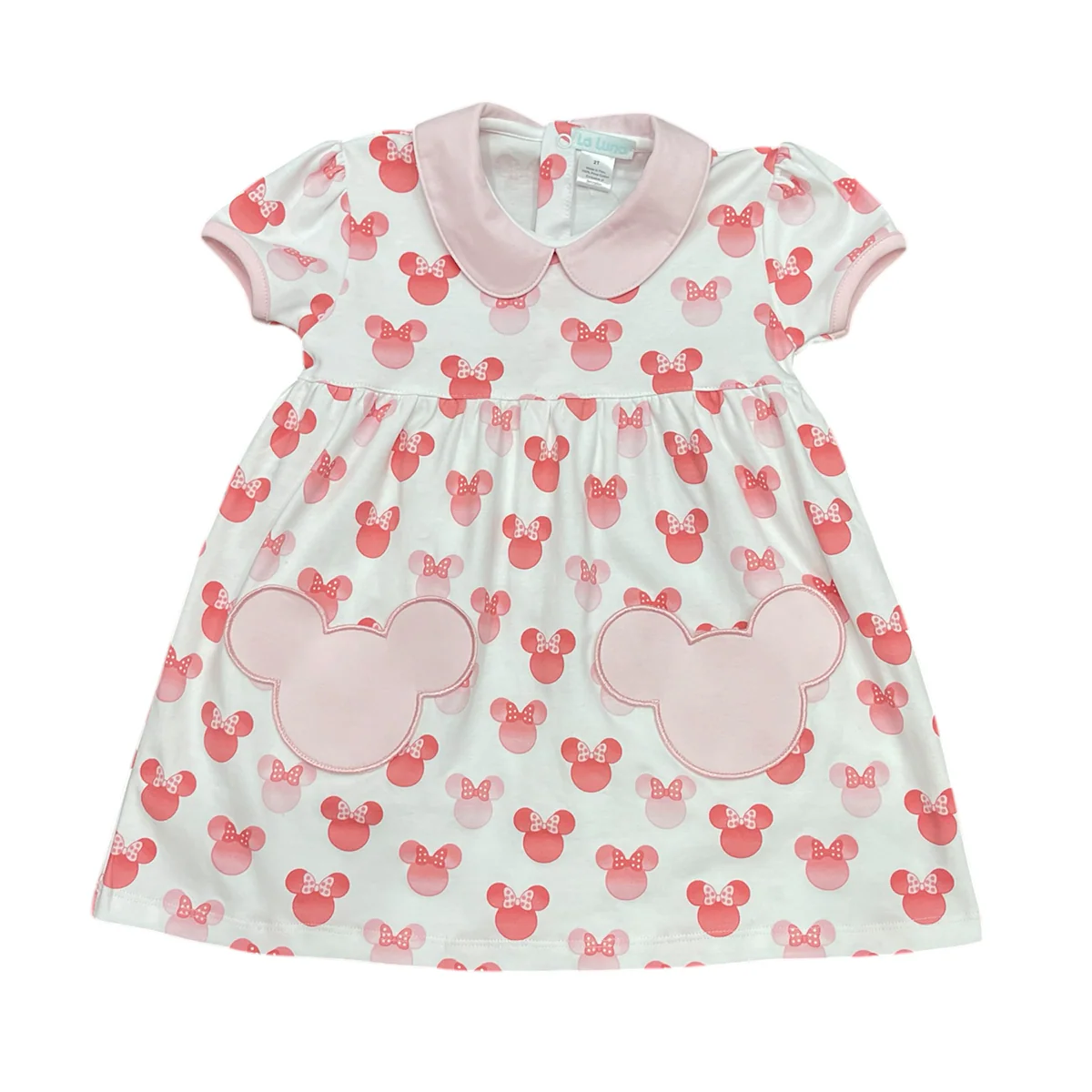 La Luna Magical Pima Dress w/ Pockets-Pink
