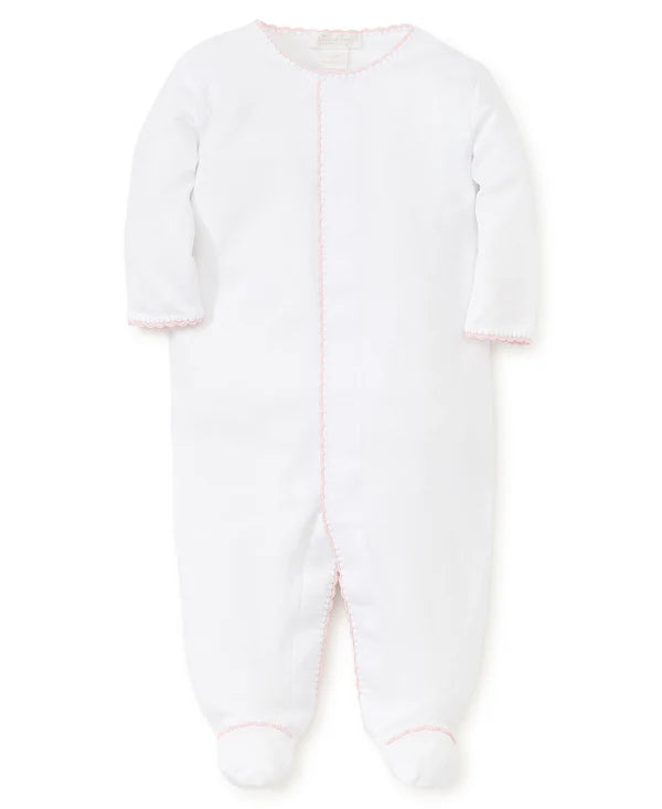 Kissy Premier Footie-White/Lt. Pink