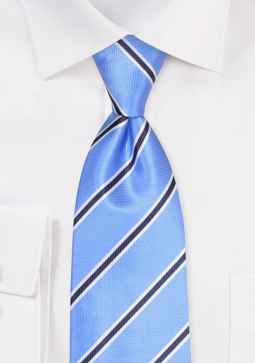 Repp Tie in Light Blue