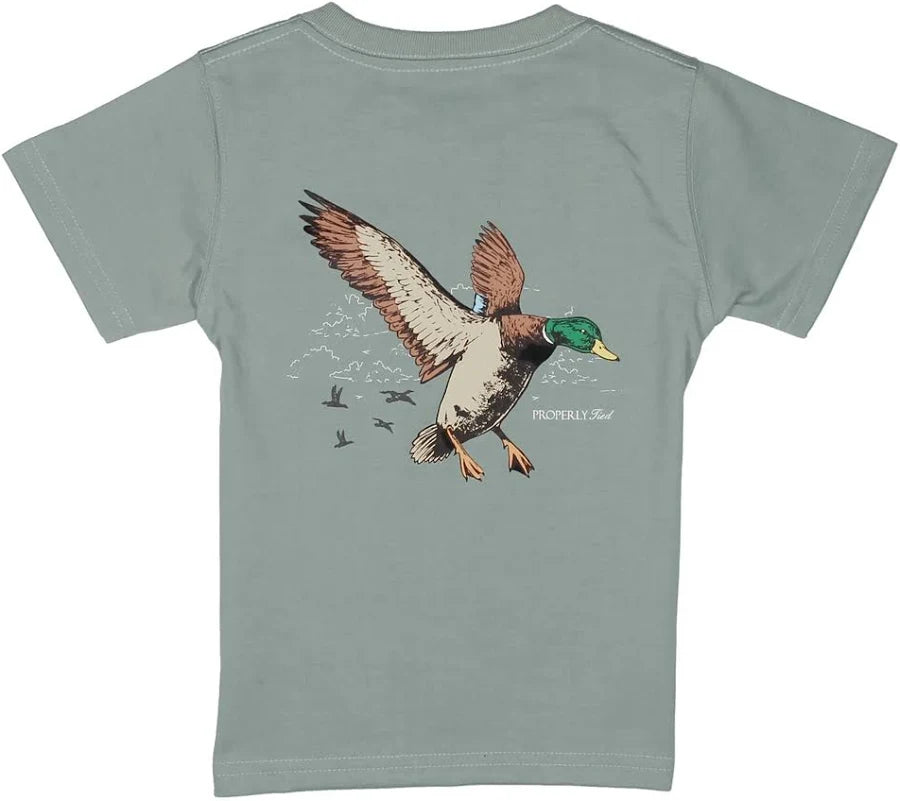 Properly Tied Mallard Flight S/S Tee-Fog
