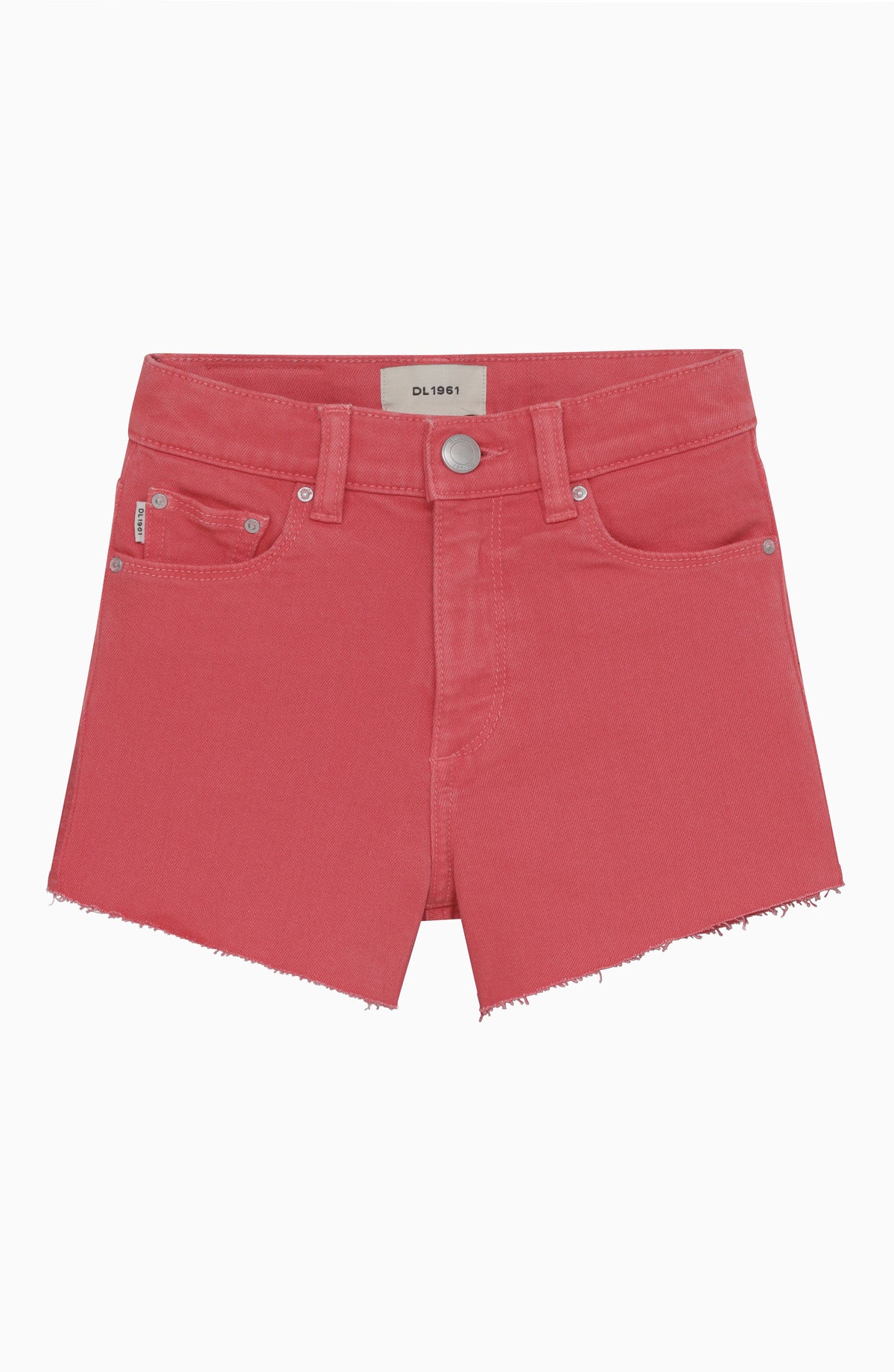 DL1961 Lucy Cut Off Shorts-Raspberry