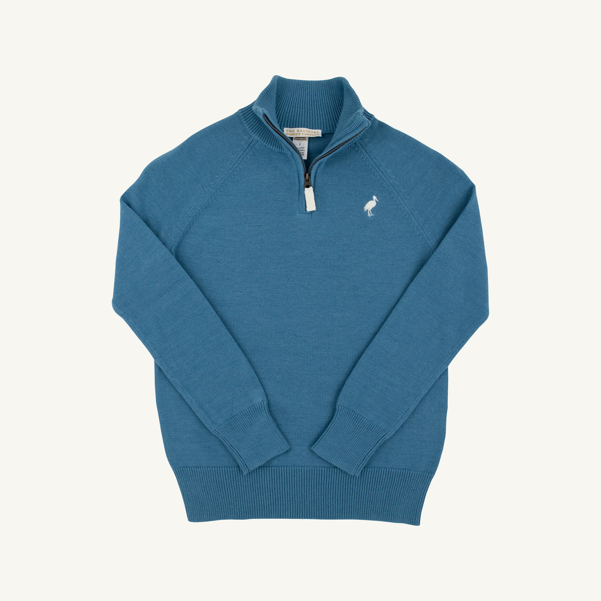 TBBC Hadyen Half Zip Sweater-Barnsley Blue