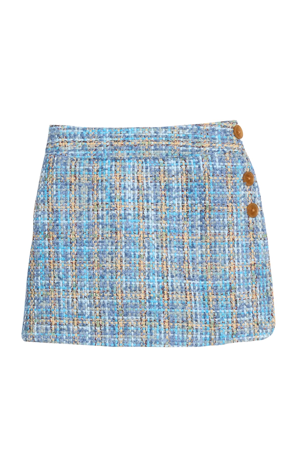 Bisby - Mini Skort - Turin Tweed - blue