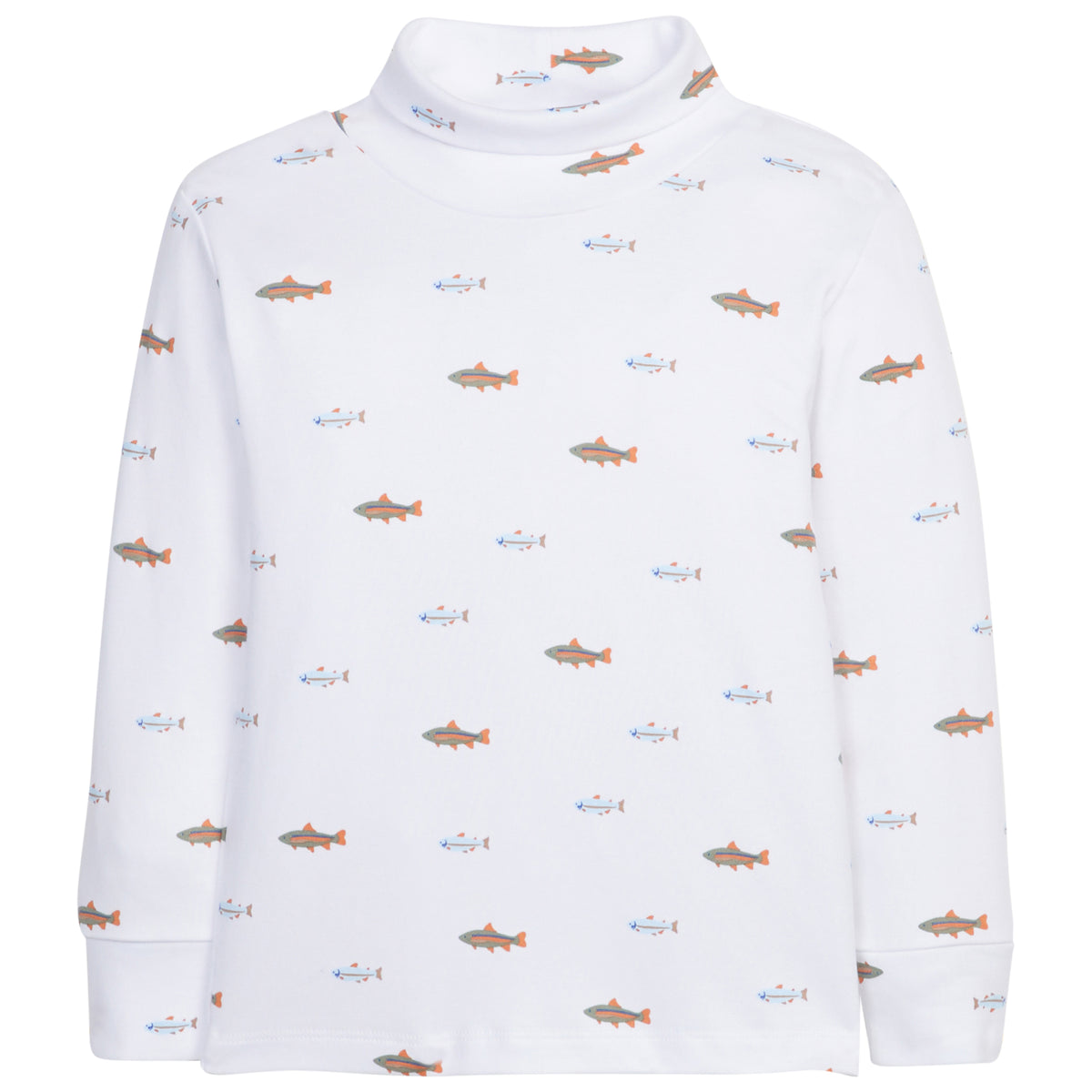 LE Printed Turtleneck-Fish