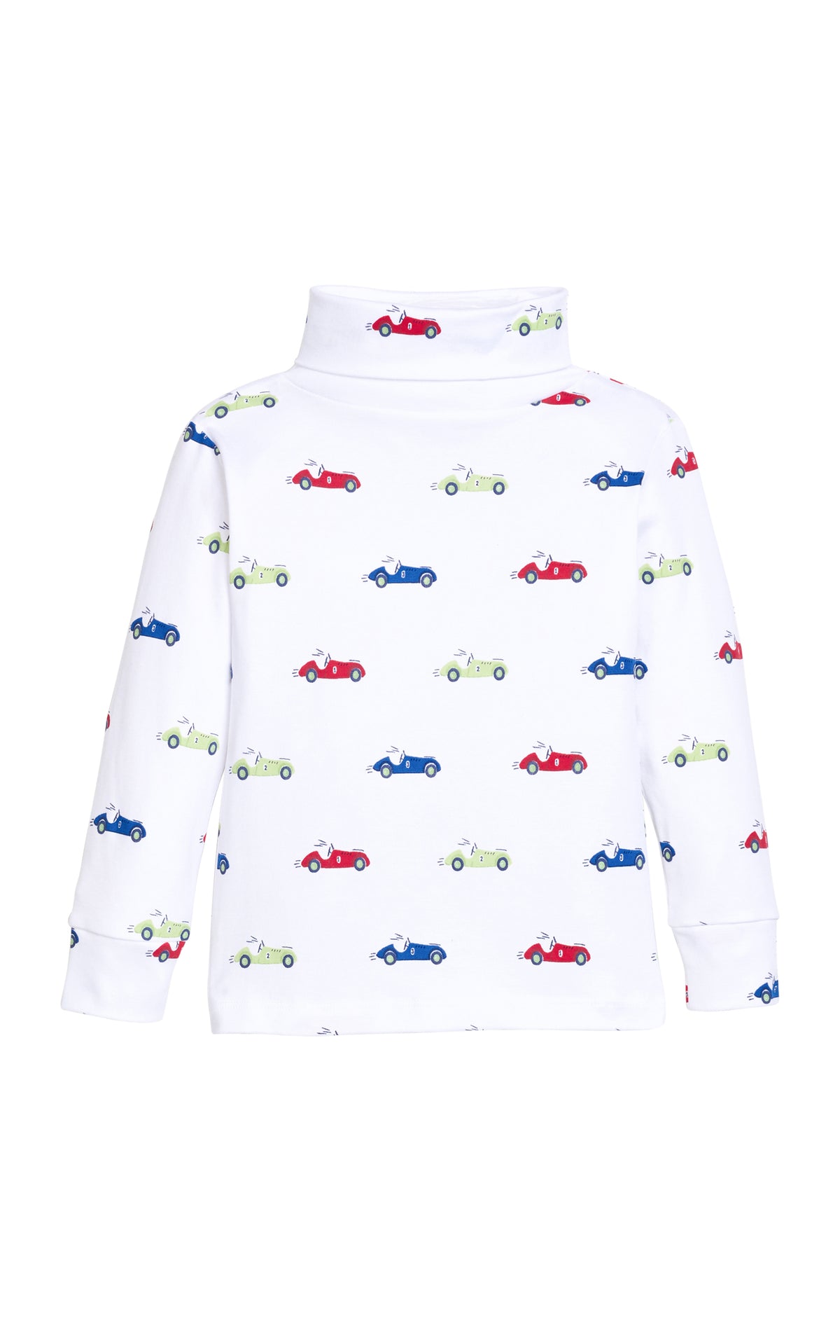 LE Printed Turtleneck-Race Cars