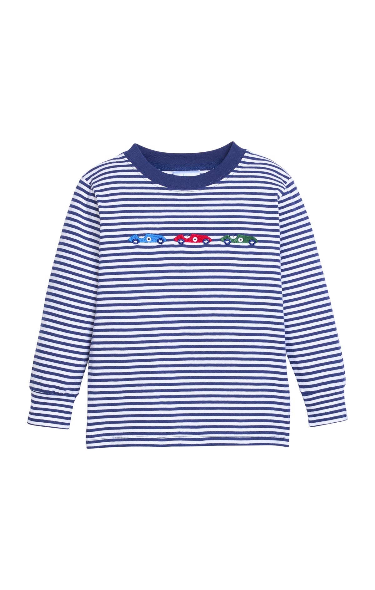 LE Applique L/S T Shirt-Race Cars