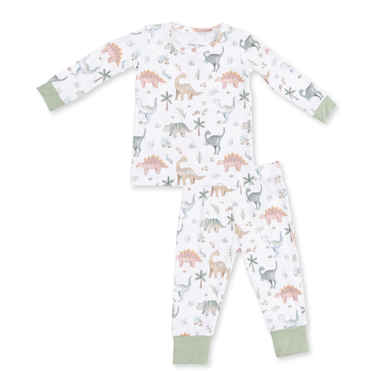 Angel Dear Sweet Baby Dinos - L/S PJ Set