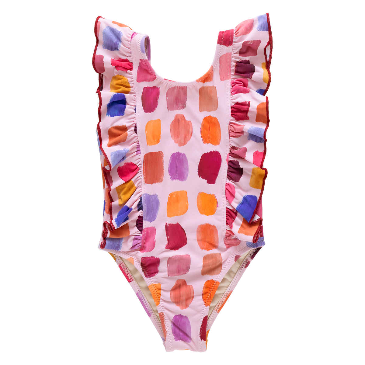 Pink Chicken Pink Paint Katniss Swim suit