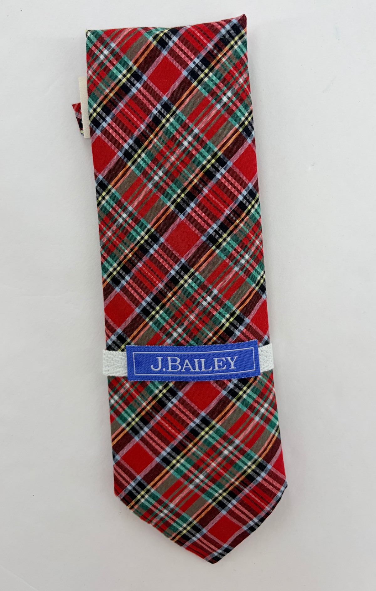 Long Tie-Tartan Plaid