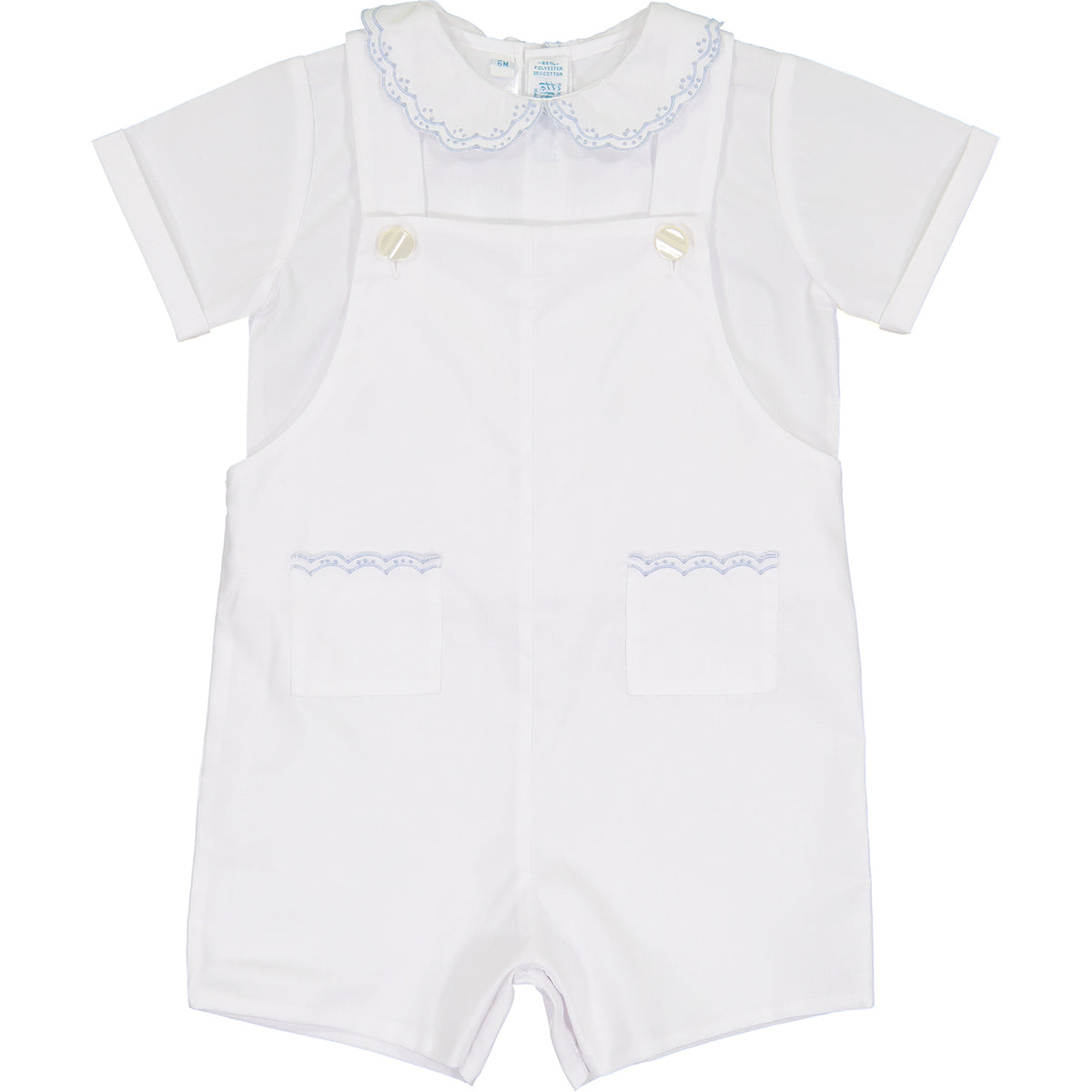 Feltman White Vintage Pocket Shortall