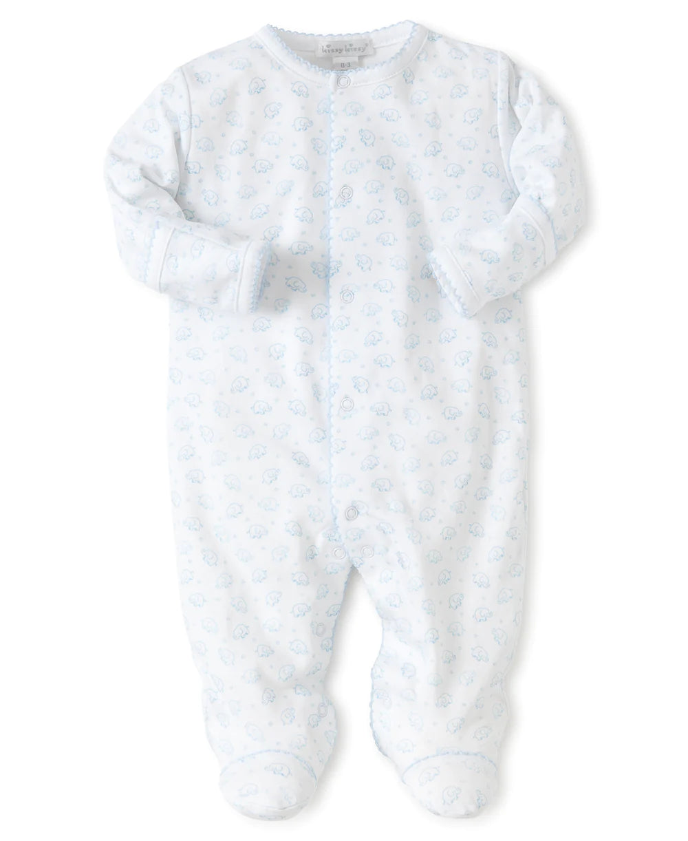Kissy Kissy Light Blue Ele-fun Footie
