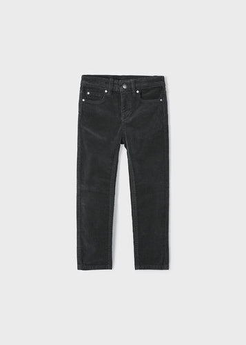 Mayoral Carbon Basic Slim Fit Cord Trousers