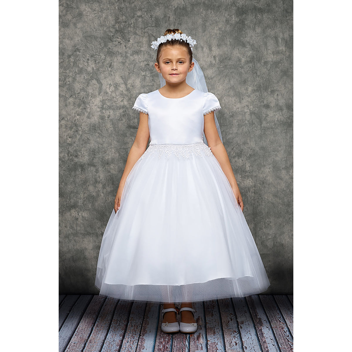 Kid's Dream Chandelier Trim Dress