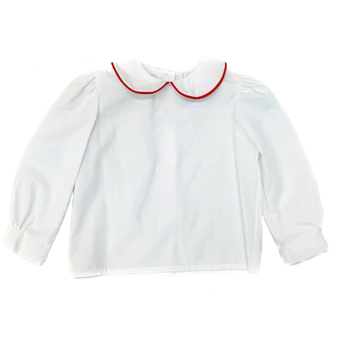 Funtasia Too L/S Blouse Red Piping