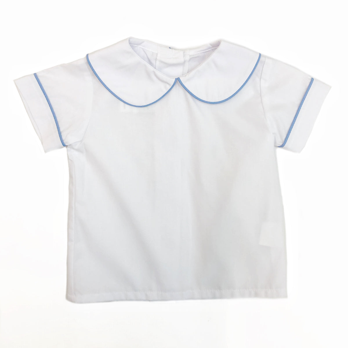 Zuccini Peter Pan Collar Periwinkle Piping