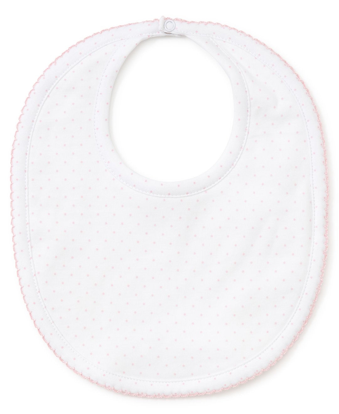 Kissy Kissy Dot Bib White/Pink