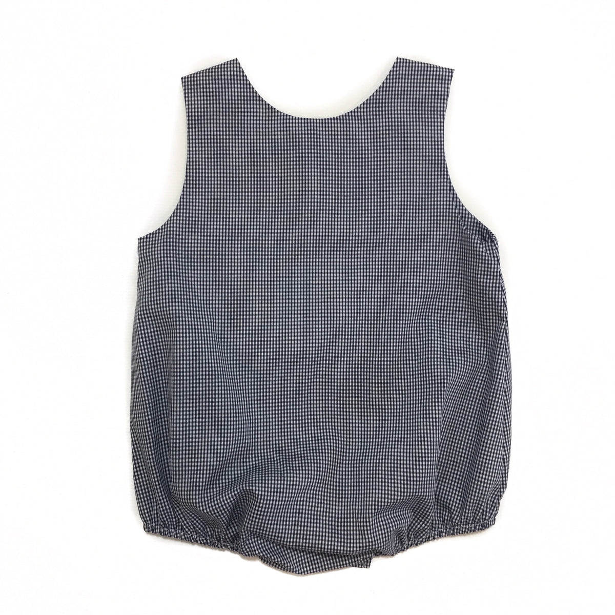 Banbury Button Shoulder Bubble Navy Check