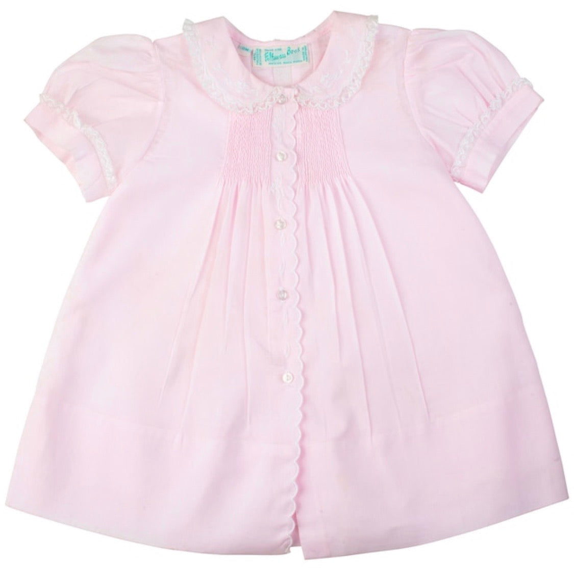 Feltman Button Front Slip Dress-Pink