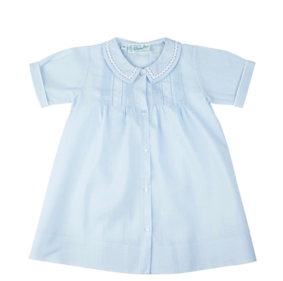 Feltman Blue Tucked Folded Daygown