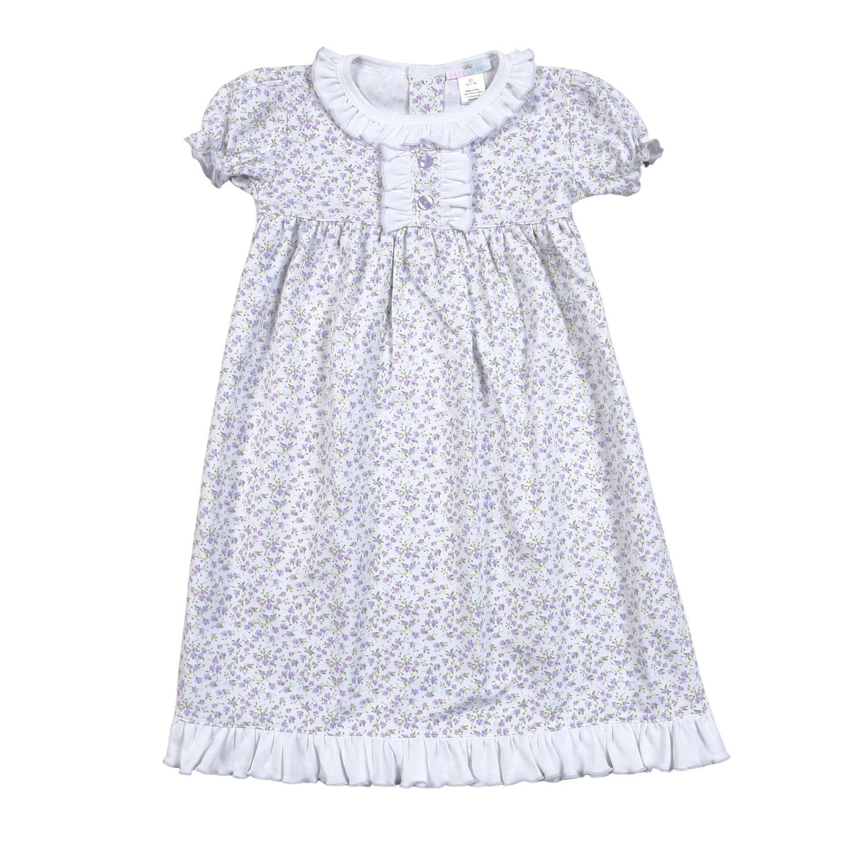 Baby Loren Purple Floral Nightgown