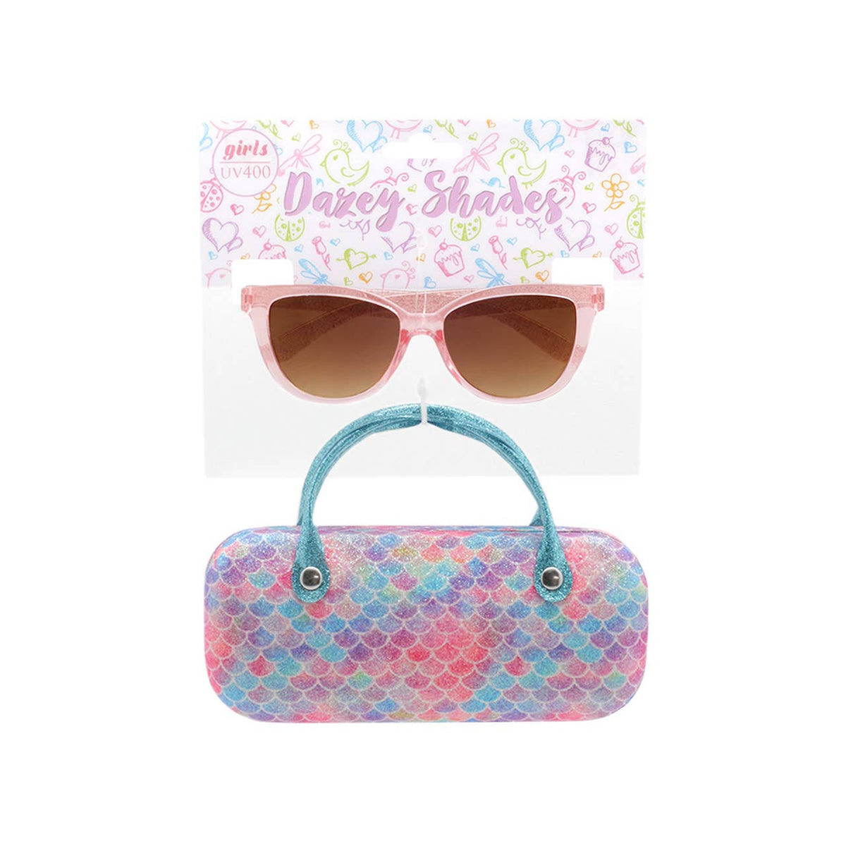 Girls Sunglasses with Mermaid Matching Case