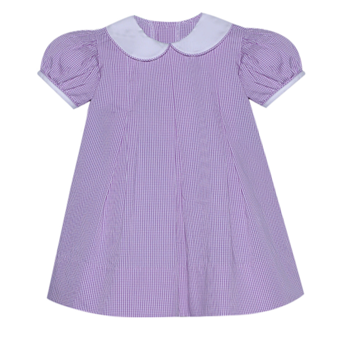 RN Reese Lavender Gingham Dress