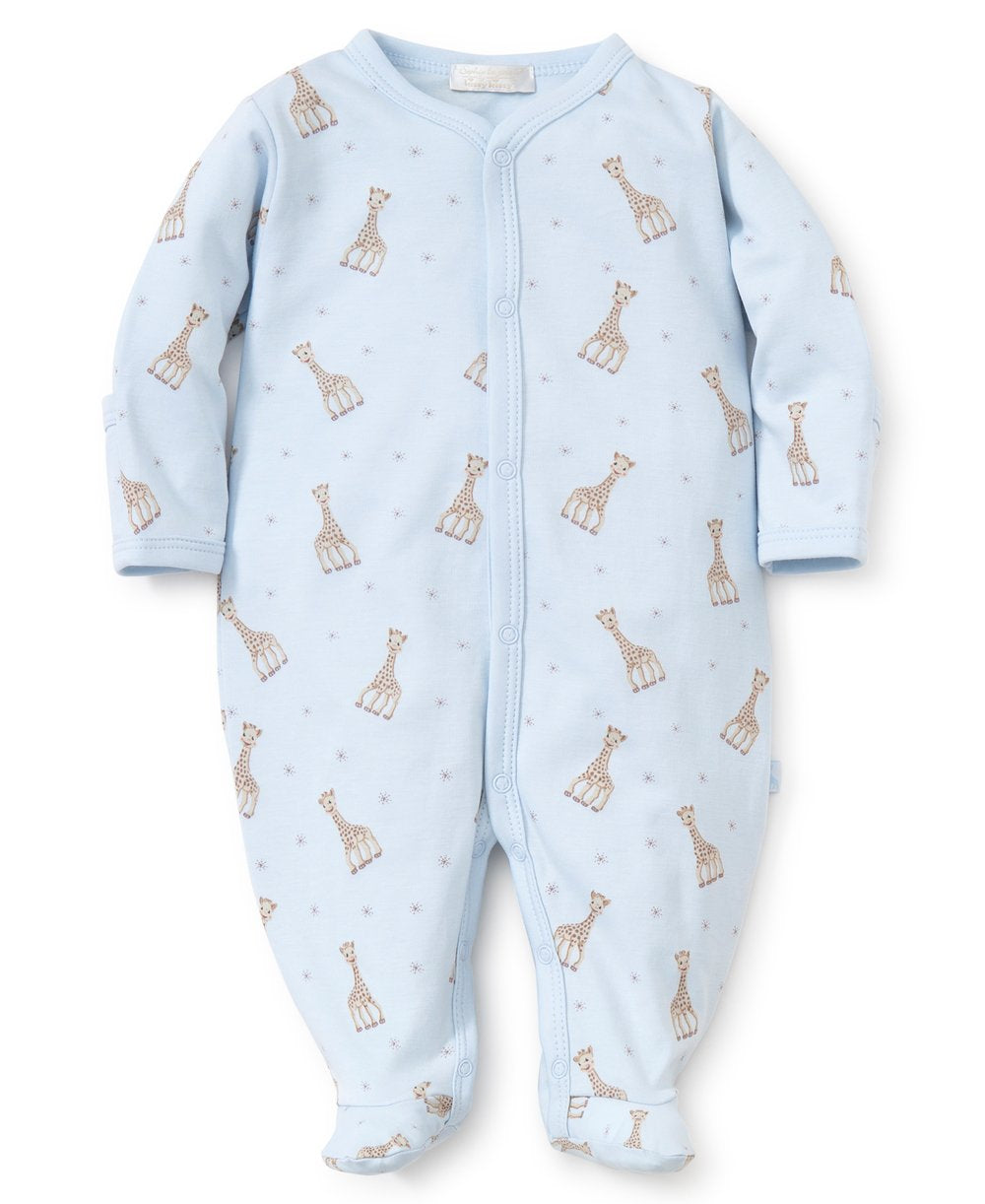 Kissy Kissy Sophie Giraffe Footie Lt Blue