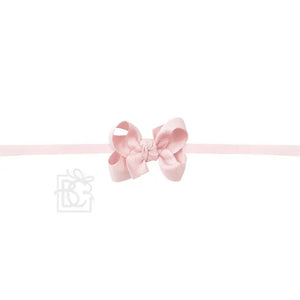 BC 2" Light Pink Grosgrain Bow Headband
