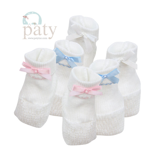 Paty Booties White/Blue