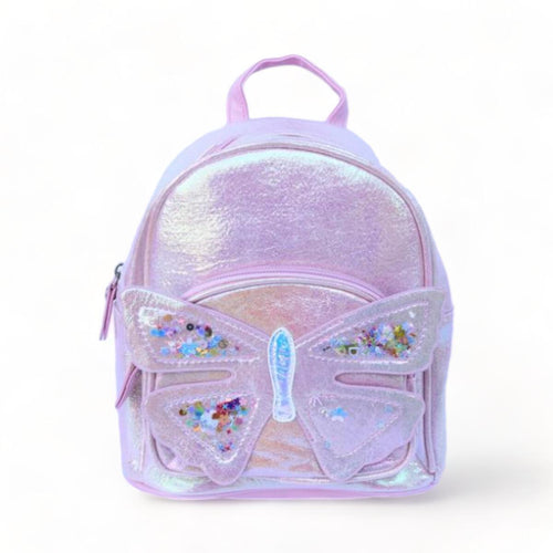 Lilac Butterfly Iridescent Backpack
