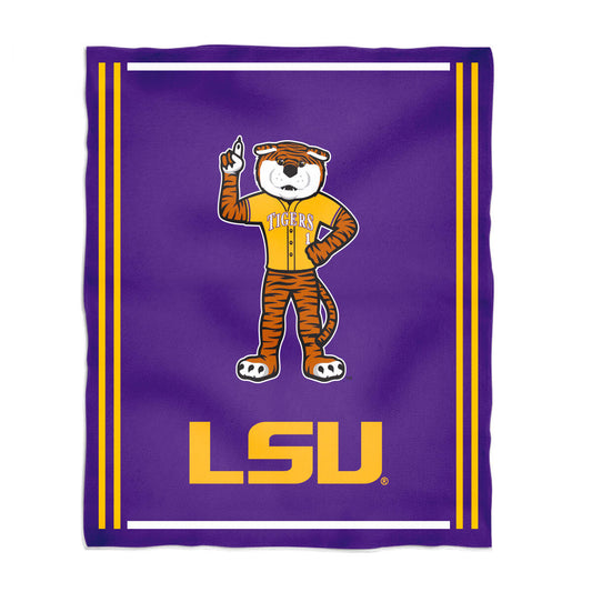 Vive la Fete Game Day LSU Fleece Blanket