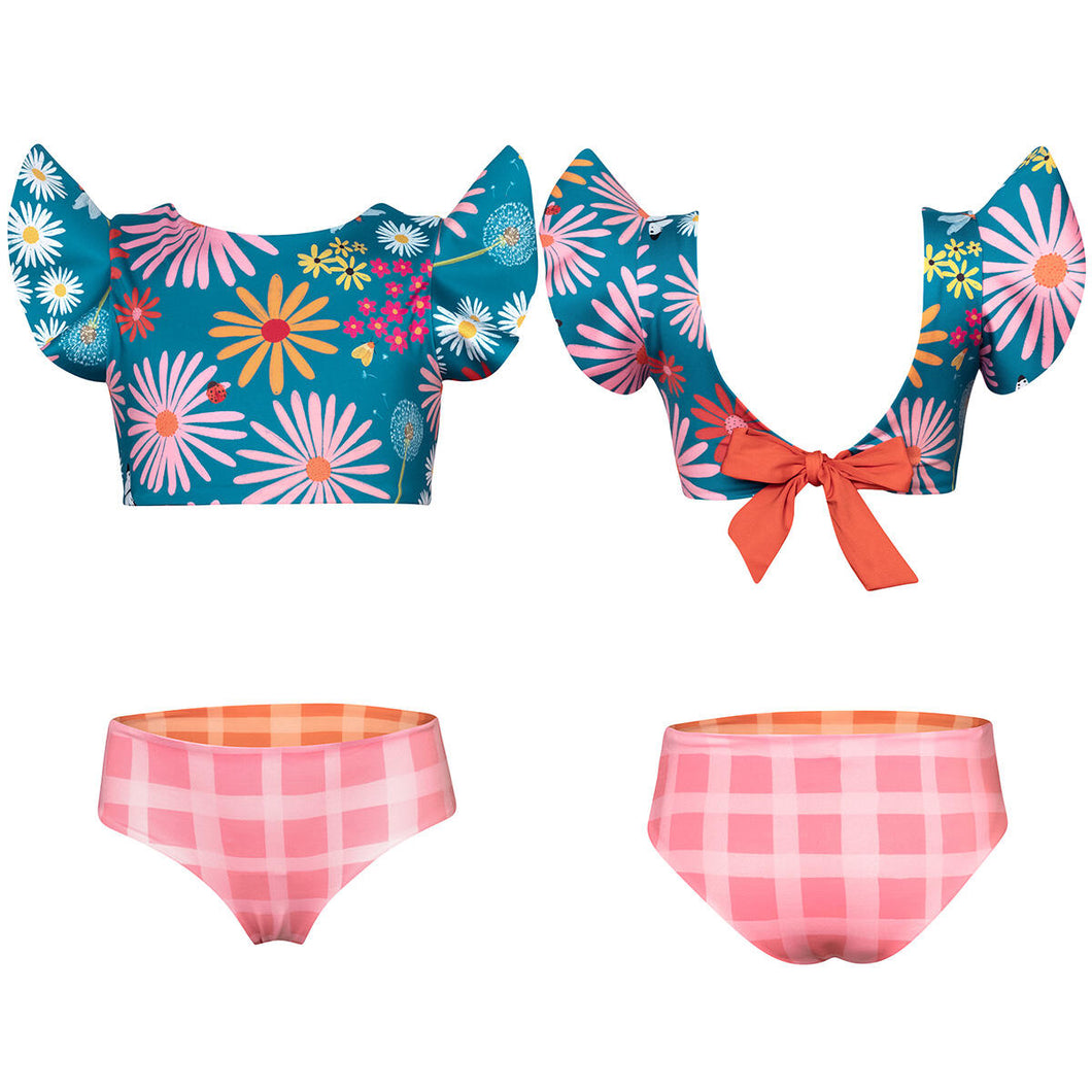 Pepita & Me Garden Azul Two Piece Swimsuit