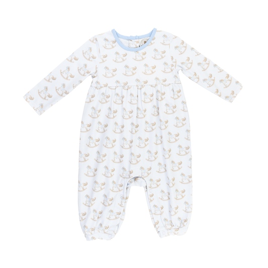 Cypress Row Rocking Horse Boys Parker L/S Playsuit