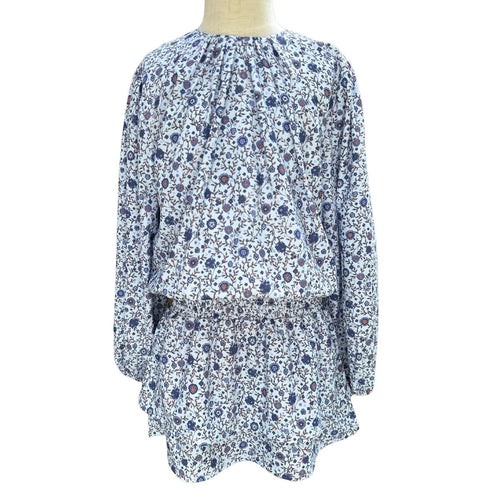 Pleat Ruby Dress-Forget Me Not Blue