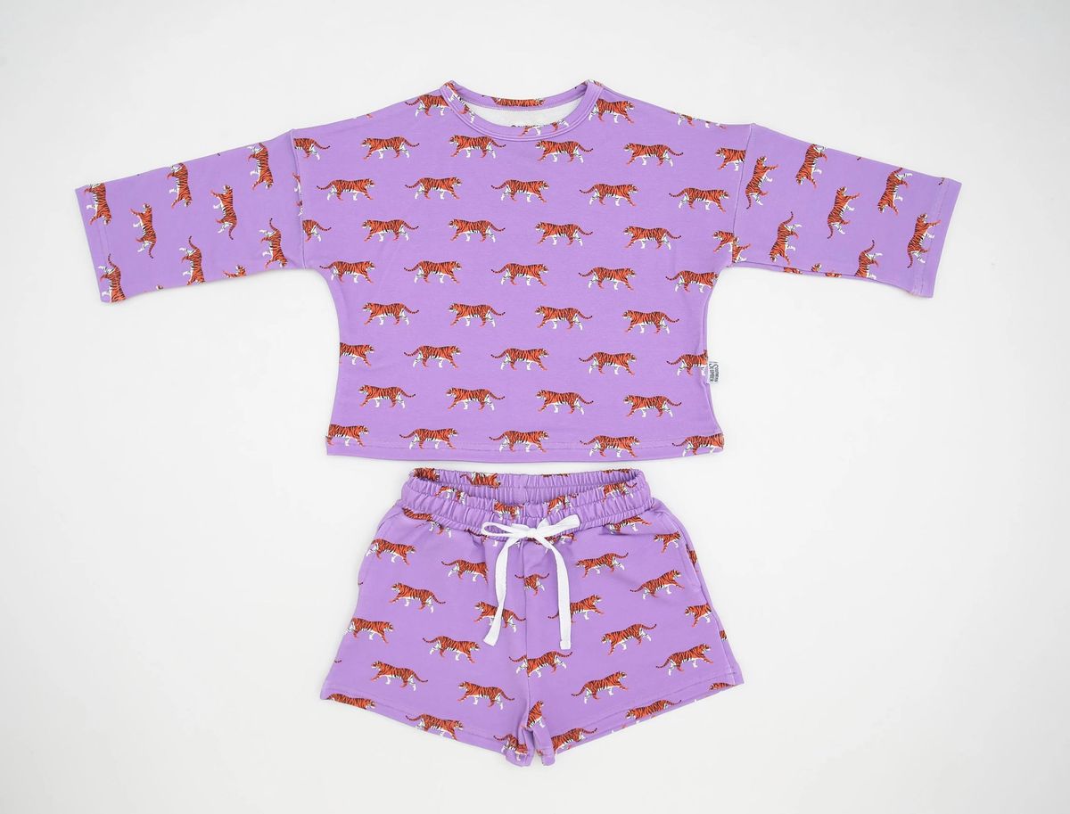 Southern Slumber Geaux Bamboo Sweatshirt Set