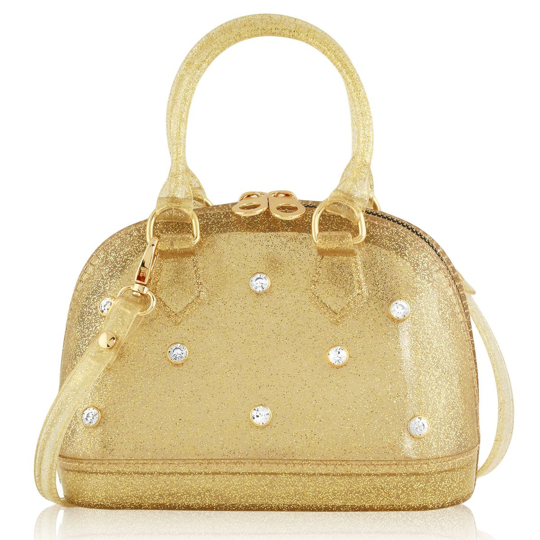 Carrying Kind Gold Sparkle Rhinestone Cate