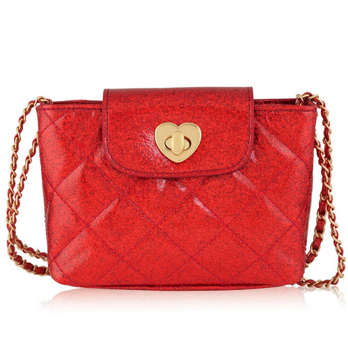 Carrying Kind Paige Red Glitter