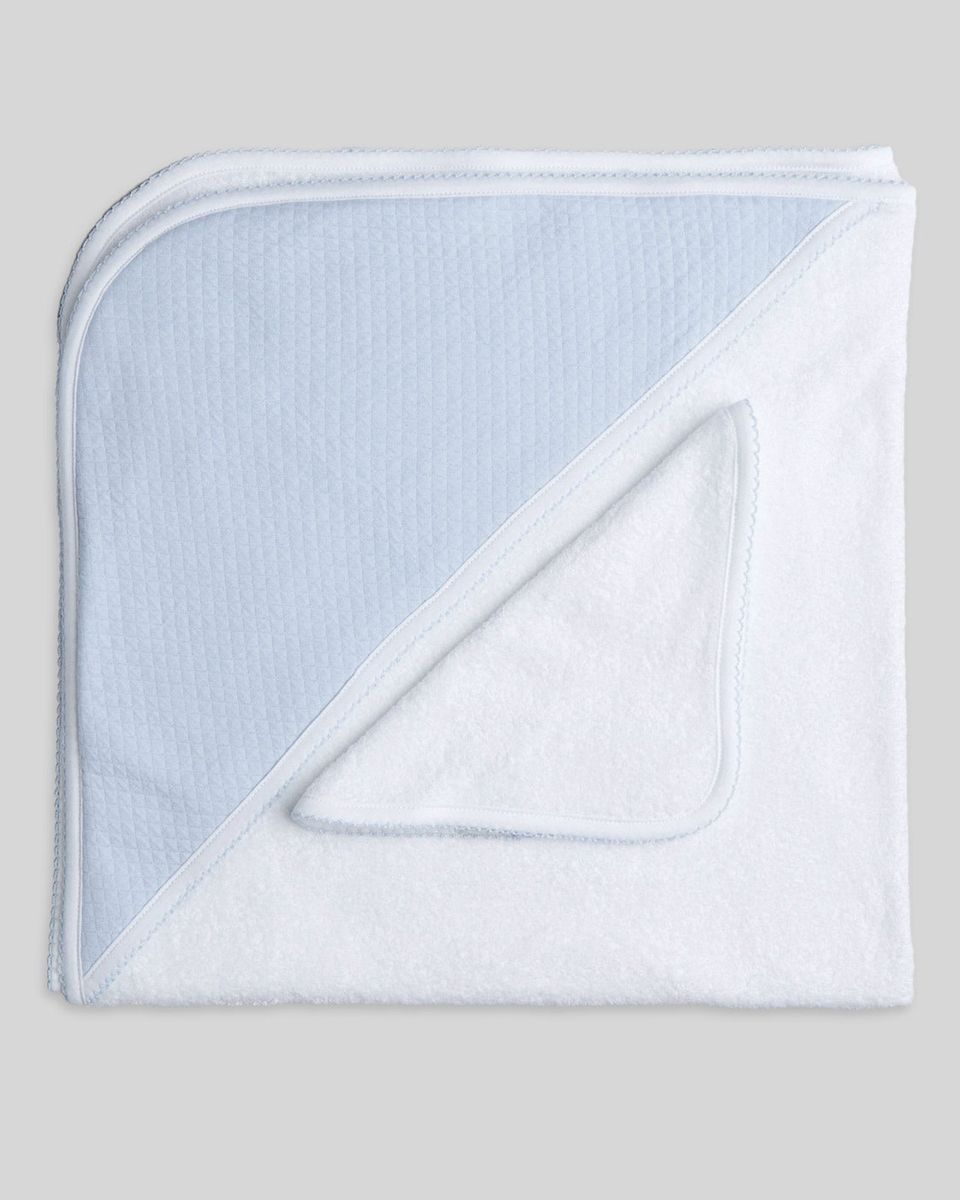Cotton Peru Baby Towel-Blue