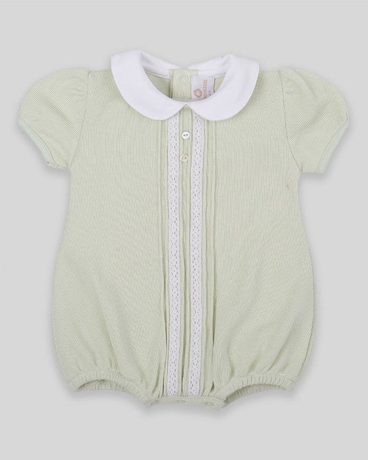Cotton Peru Milan Special Knit Bubble w/ Lace-Pitachio