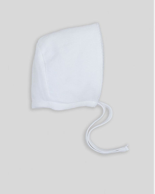 Cotton Peru Aurea Special Knit Bonnet-White
