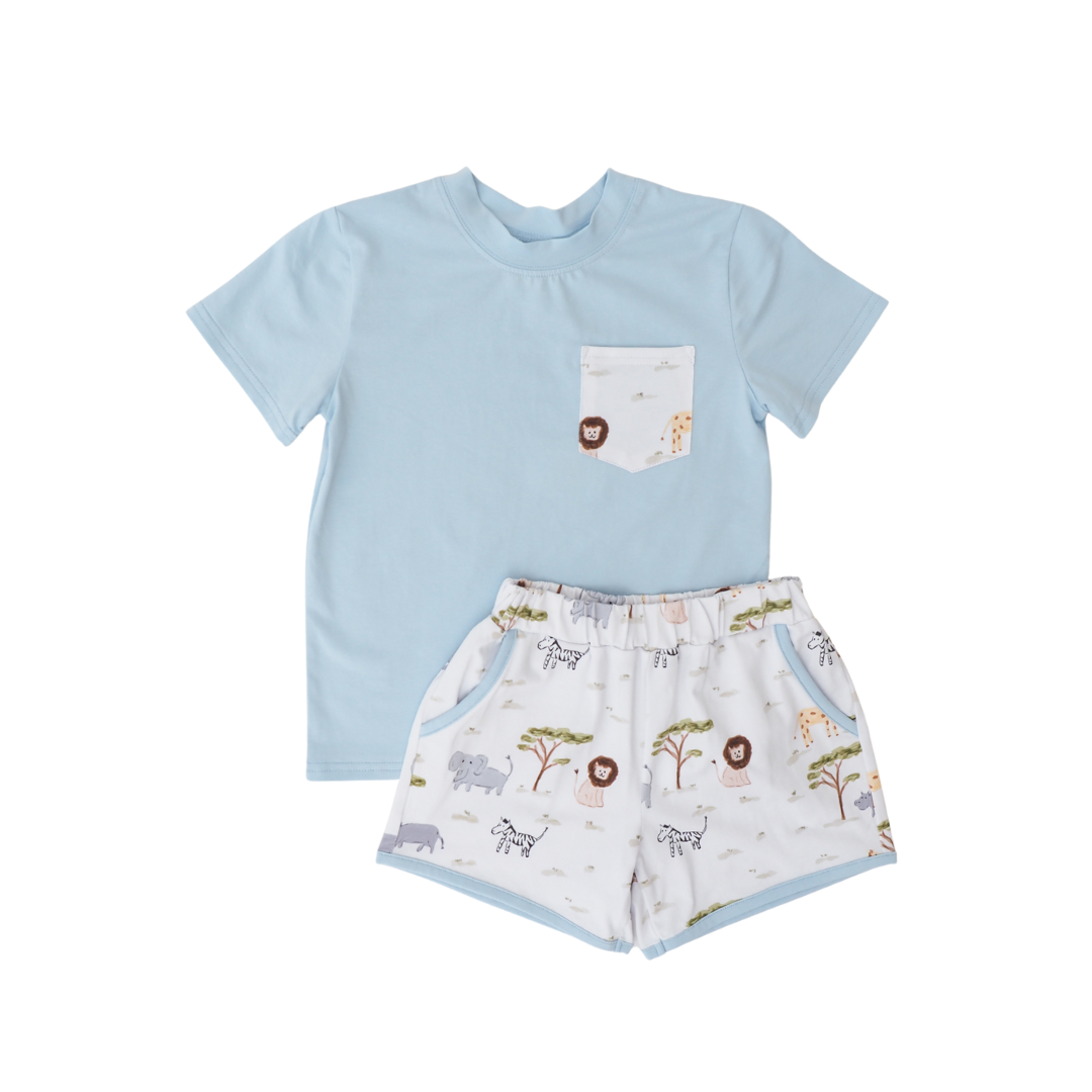 Cypress Row Sweet Safari Beckham Play Set -Blue