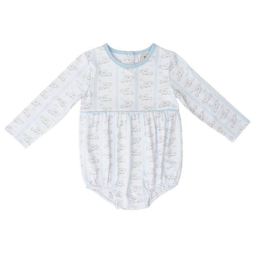 Cypress Row Take Flight Boys Drew L/S Bubble-Blue