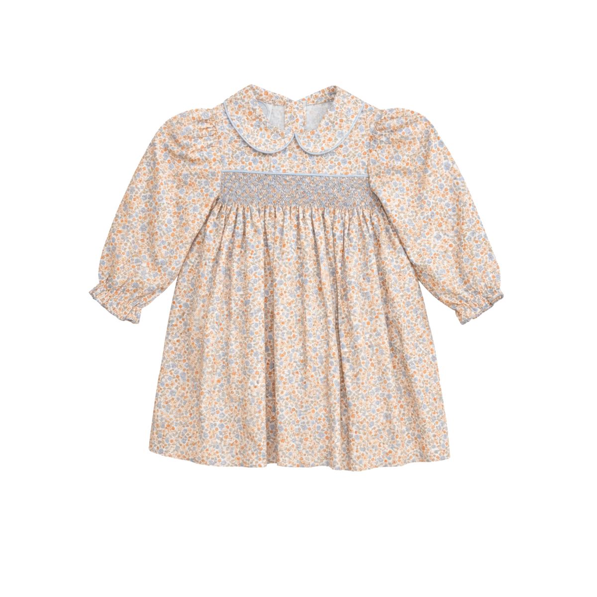 Cora Smocked L/S Dress-Fall Ditsy Floral