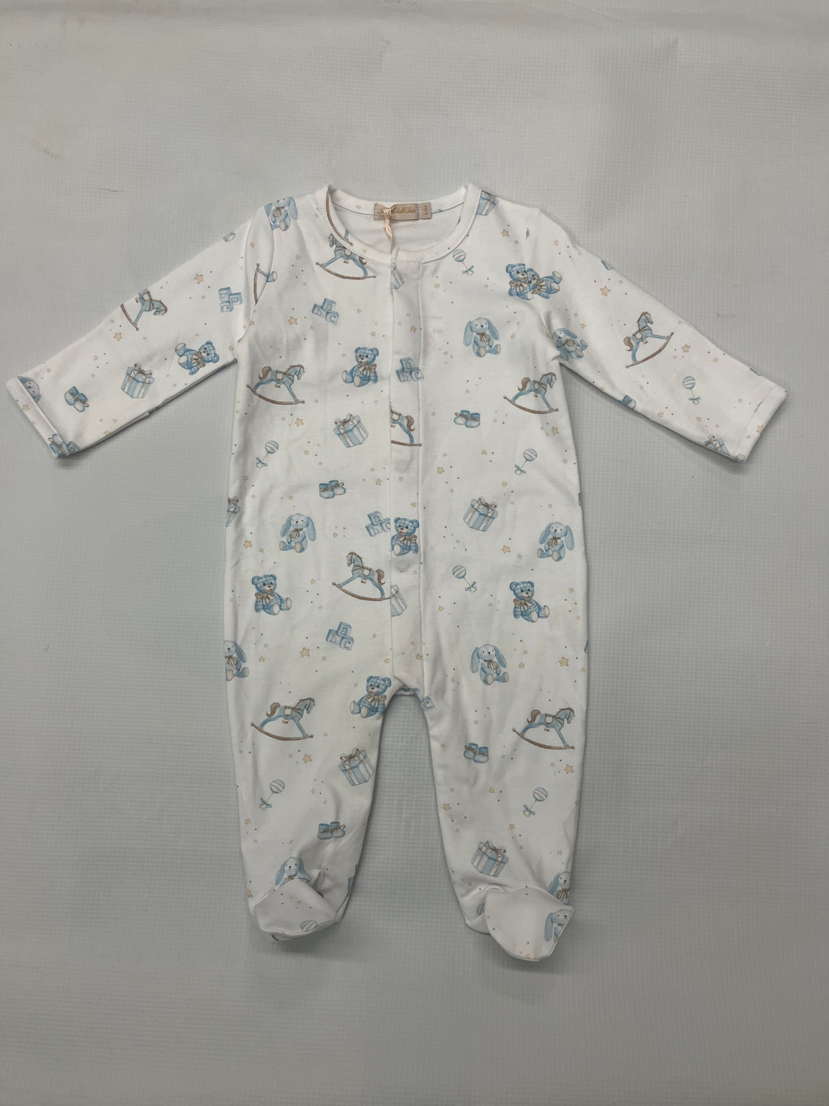 Toys Printed Footie-Blue