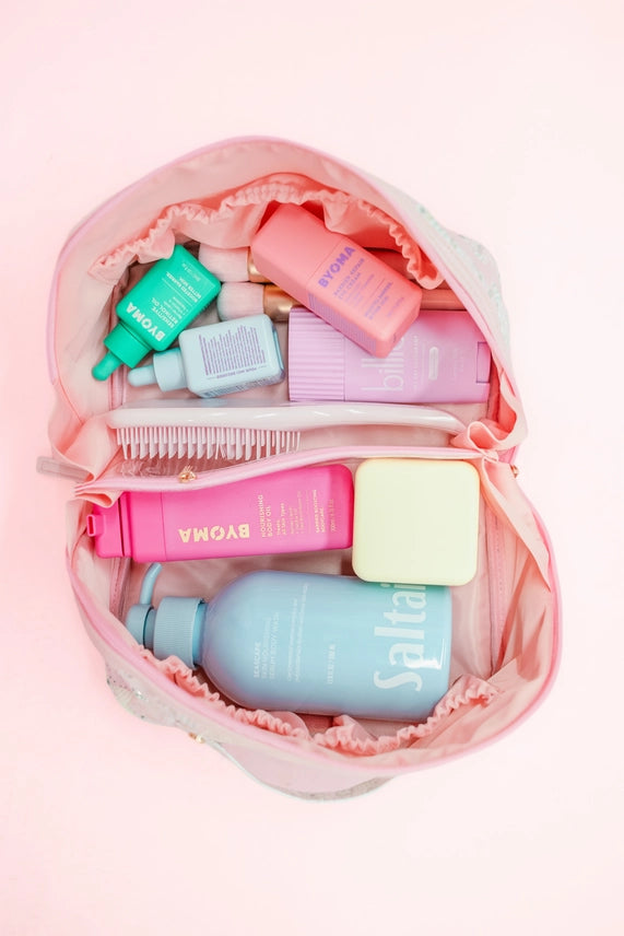 Wipeable Cosmetic Makeup Travel Toiletry Bag