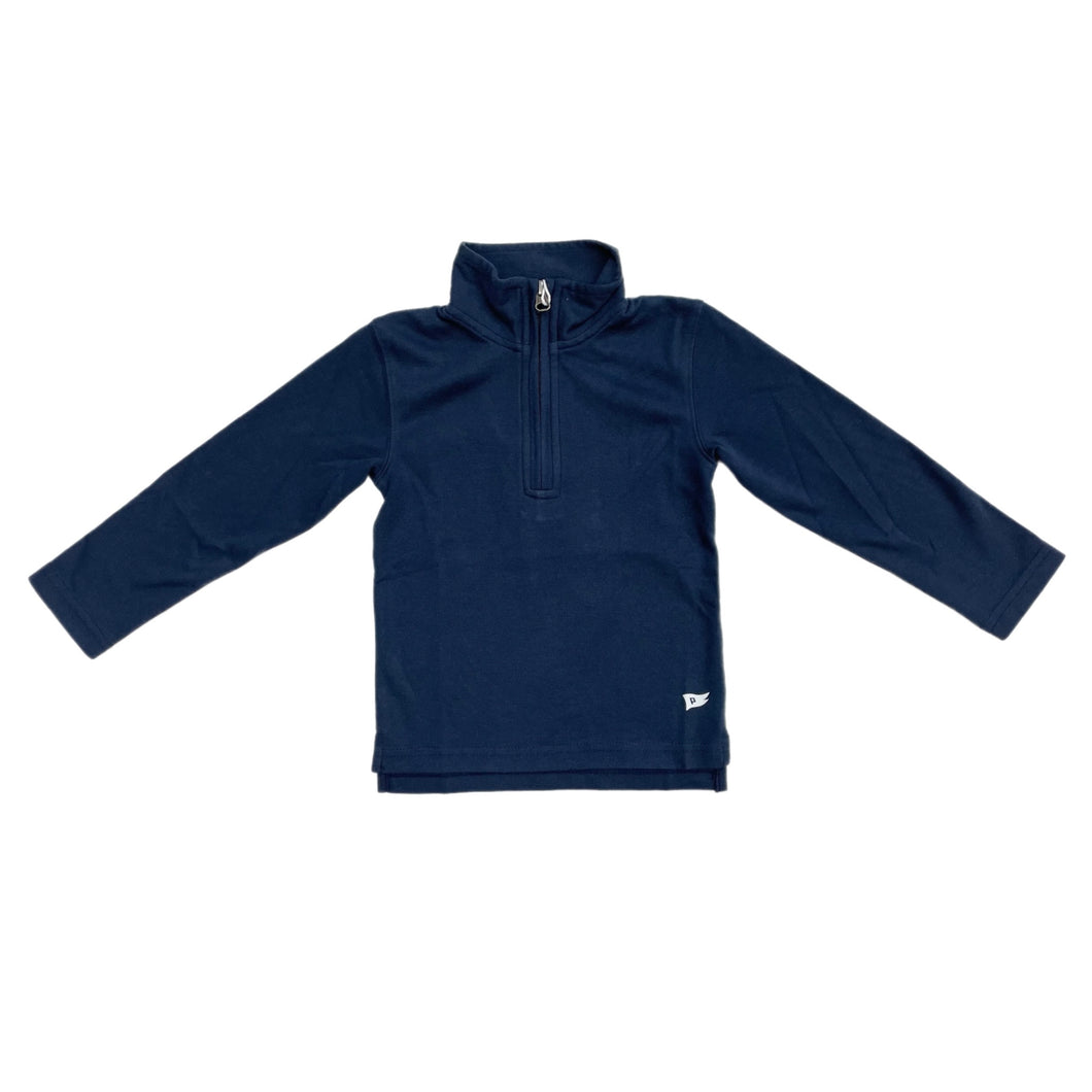 Pedal 1/4 Zip Scott Pull Over-Navy